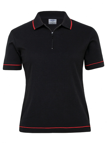 Retro Waffle Ladies Polo
