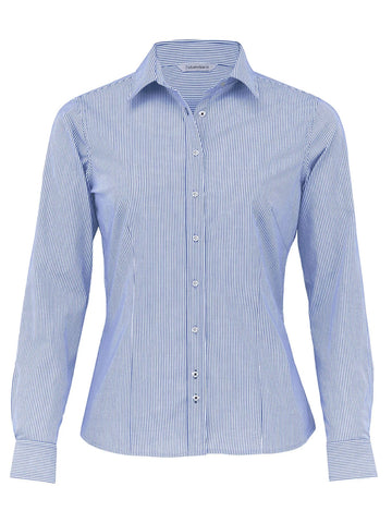 Womens Yale Stripe Blouse LSL