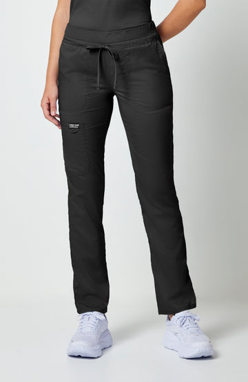 Mid Rise Drawstring Cargo Pant