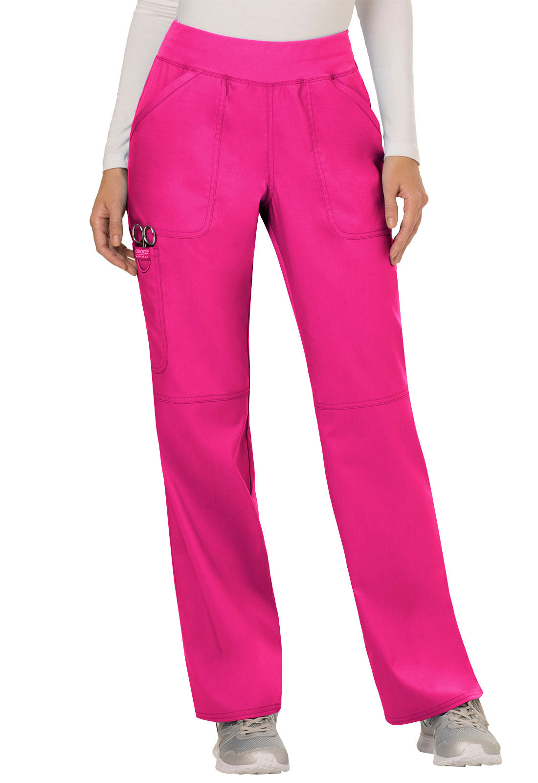 Women's Cherokee WW Revolution Straight Leg Pant - Electric Pink