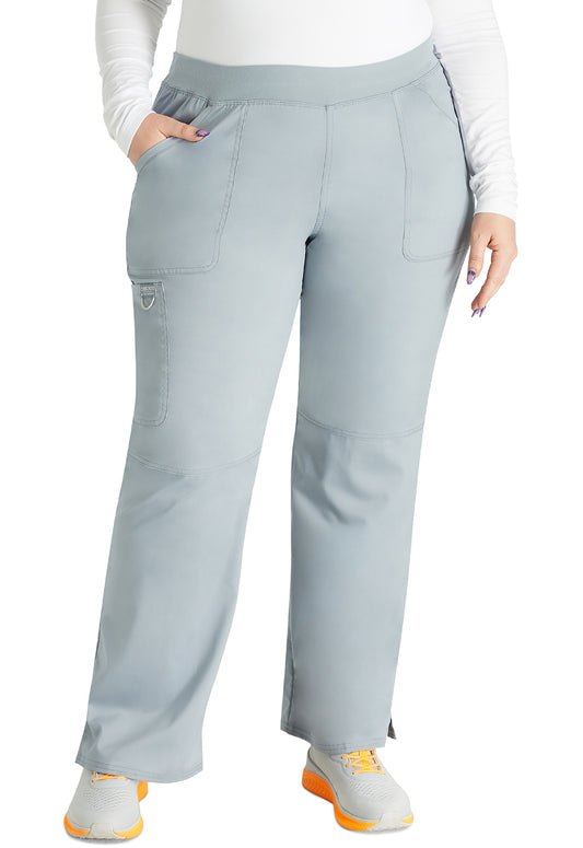 Women's Cherokee WW Revolution Straight Leg Pant - Grey