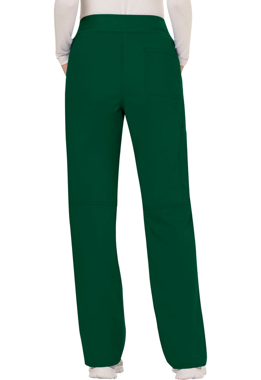 Women's Cherokee WW Revolution Straight Leg Pant - Hunter Green
