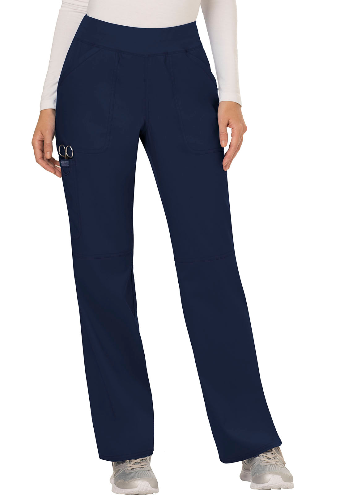 Women's Cherokee WW Revolution Straight Leg Pant - Navy