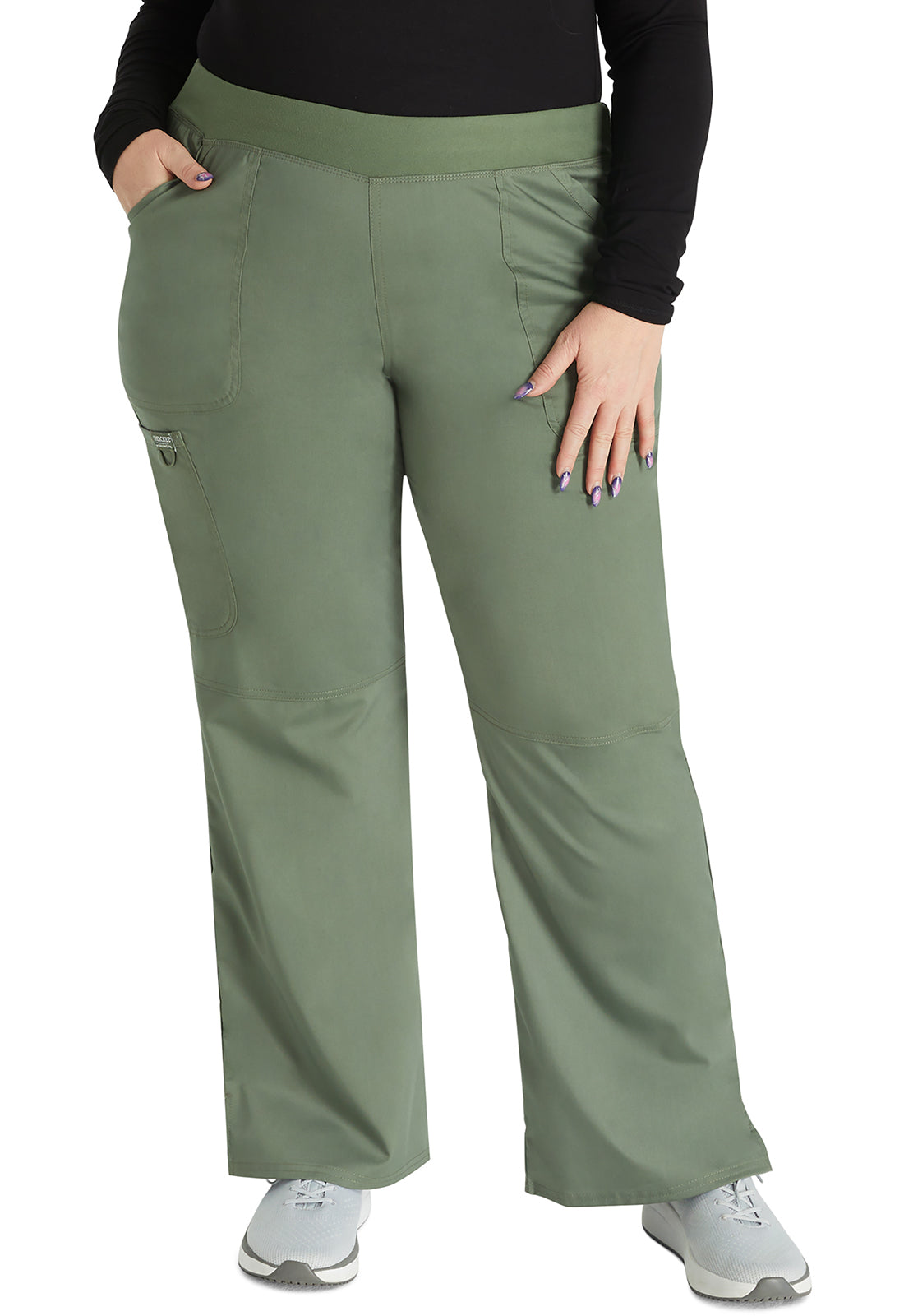 Women's Cherokee WW Revolution Straight Leg Pant - Olive