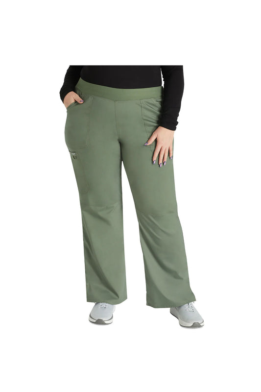 Women's Cherokee WW Revolution Straight Leg Pant - Olive