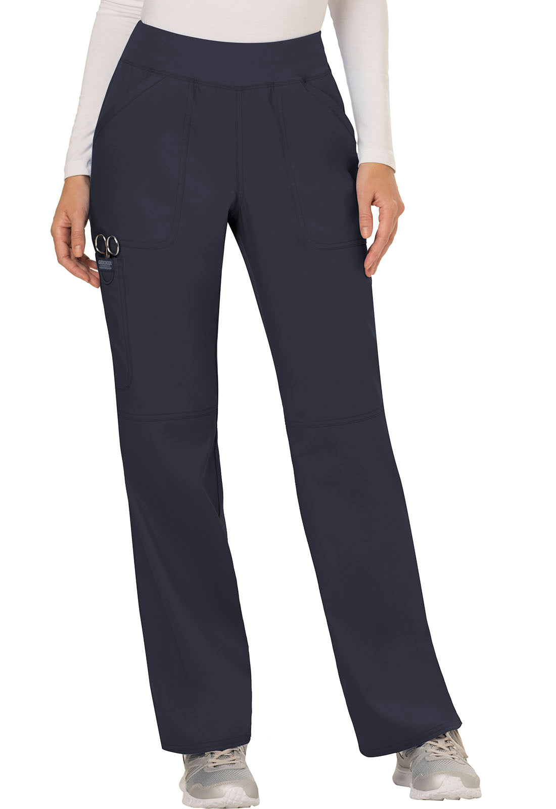 Women's Cherokee WW Revolution Straight Leg Pant - Pewter