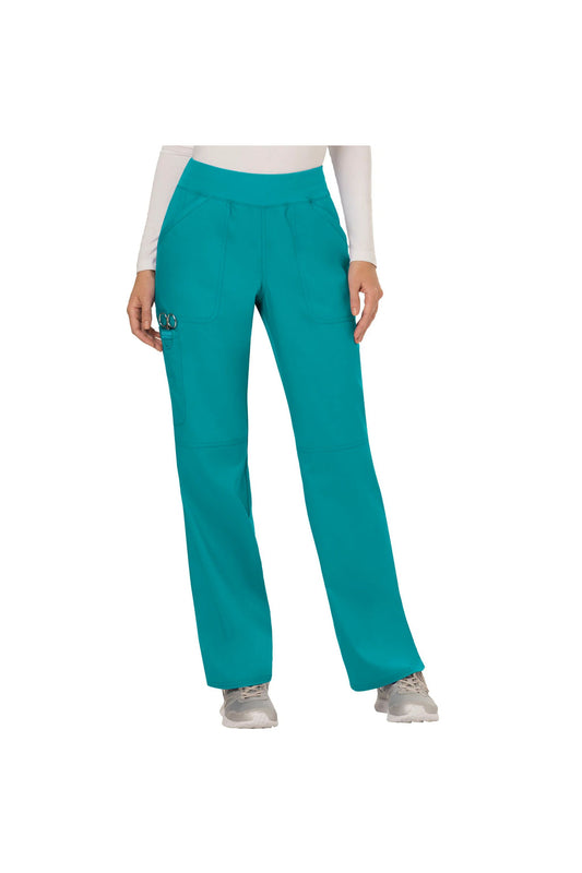 Women's Cherokee WW Revolution Straight Leg Pant - Teal