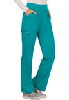 Women's Cherokee WW Revolution Straight Leg Pant - Teal