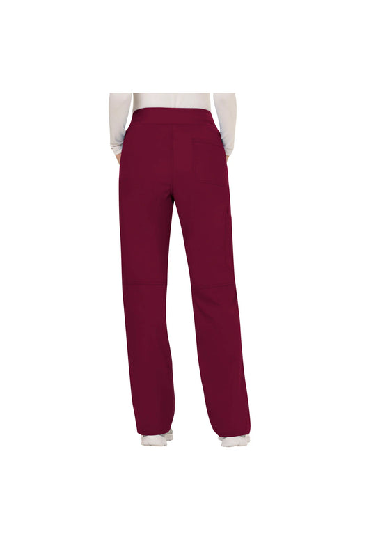 Women's Cherokee WW Revolution Straight Leg Pant - Wine