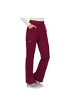 Women's Cherokee WW Revolution Straight Leg Pant - Wine