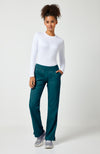 Women's WW Revolution Mid Rise Straight Leg Pull-on Pant - Petite