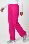 Women's WW Revolution Mid Rise Straight Leg Pull-on Pant - Petite