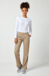 Women's WW Revolution Mid Rise Straight Leg Pull-on Pant - Petite