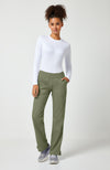 Women's WW Revolution Mid Rise Straight Leg Pull-on Pant - Petite