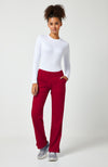 Women's WW Revolution Mid Rise Straight Leg Pull-on Pant - Petite