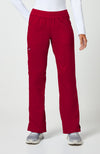 Women's WW Revolution Mid Rise Straight Leg Pull-on Pant - Petite