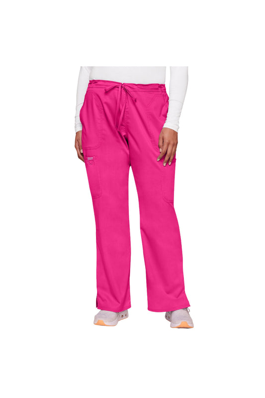 Cherokee Tall Fit Women's WW Revolution Mid Rise Drawstring Cargo Pant