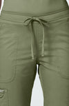 Women's WW Revolution Mid Rise Moderate Flare Drawstring Pant
