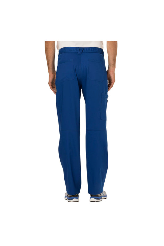 Cherokee Men's WW Revolution Fly Front Drawstring Cargo Pant - Galaxy Blue