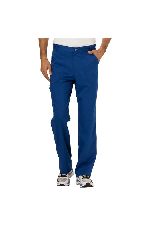 Cherokee Men's WW Revolution Fly Front Drawstring Cargo Pant - Galaxy Blue