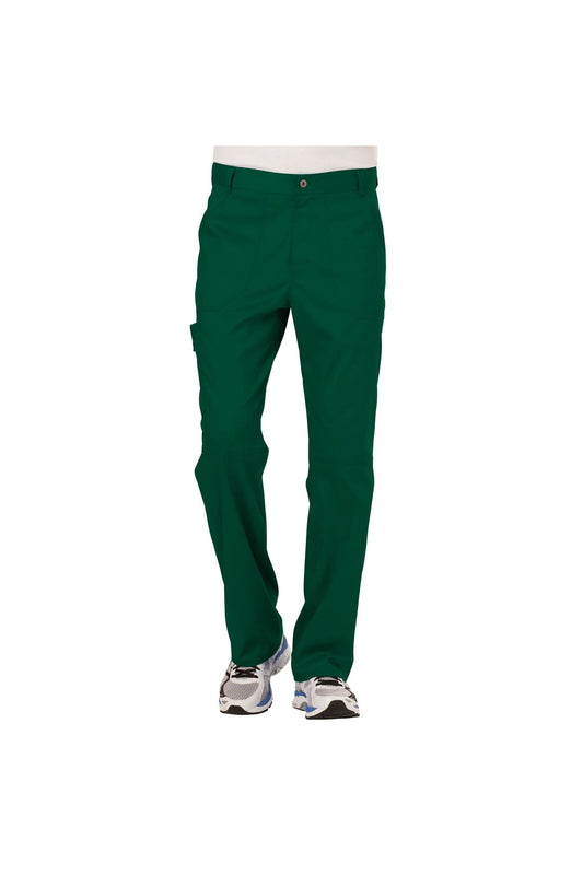 Cherokee Men's WW Revolution Fly Front Drawstring Cargo Pant - Hunter Green