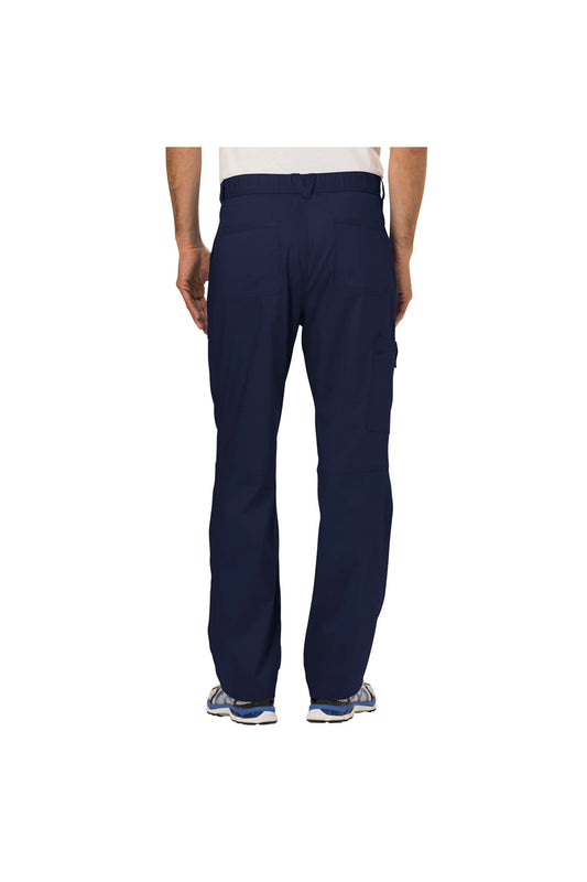 Cherokee Men's WW Revolution Fly Front Drawstring Cargo Pant - Navy