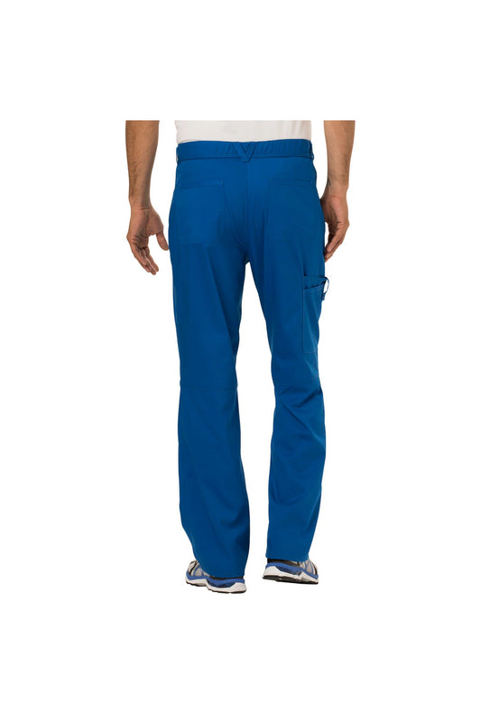 Cherokee Men's WW Revolution Fly Front Drawstring Cargo Pant - Royal