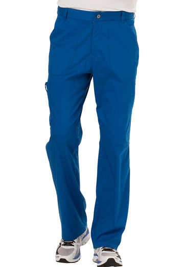 Cherokee Men's WW Revolution Fly Front Drawstring Cargo Pant - Royal