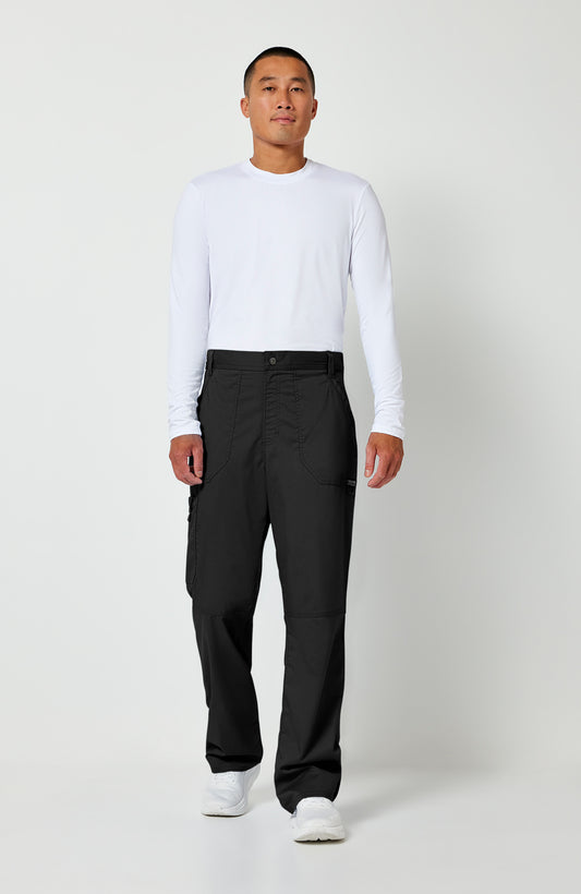 Cherokee Men's WW Revolution Fly Front Drawstring Cargo Pant