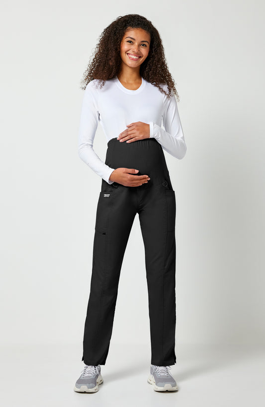 Cherokee Women's Workwear Revolution Maternity Straight Leg Pant