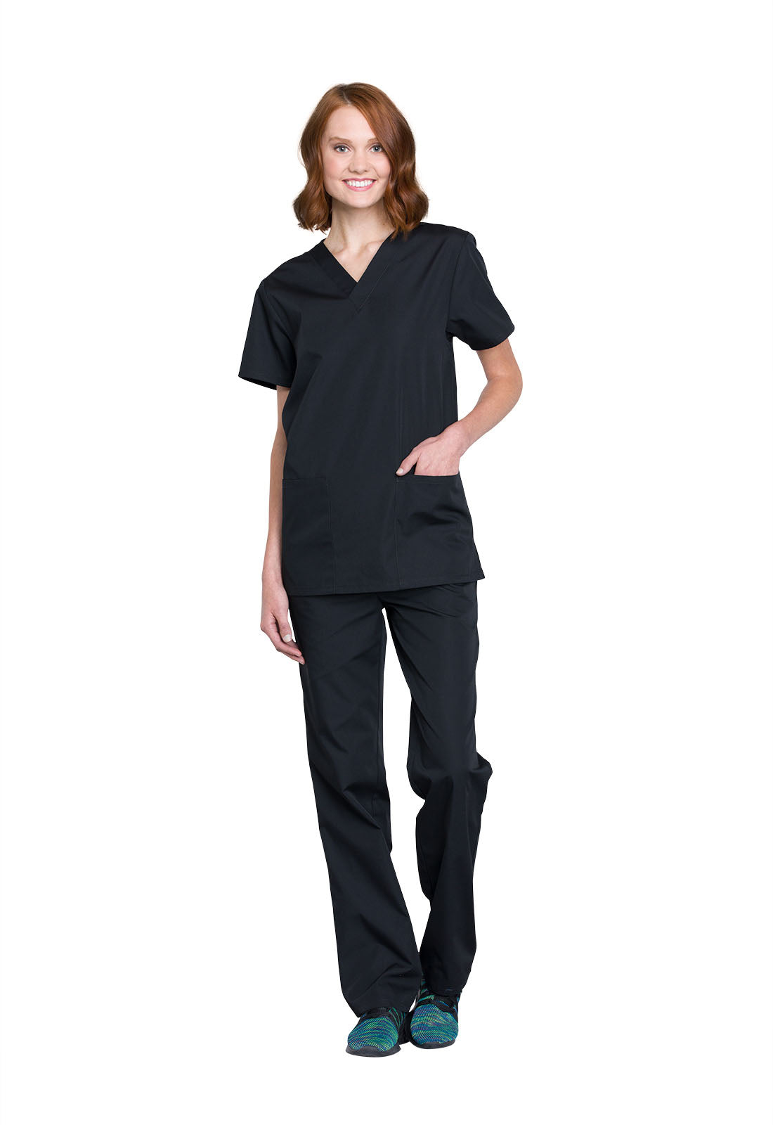 Unisex Top and Pant Set - Black