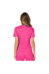 Cherokee Womens' WW Revolution Mock Wrap Top - Electric Pink