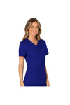 Cherokee Womens' WW Revolution Mock Wrap Top - Galaxy Blue