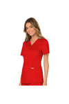 Cherokee Womens' WW Revolution Mock Wrap Top - Red