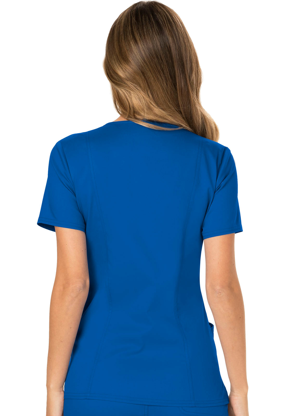 Cherokee Womens' WW Revolution Mock Wrap Top - Royal