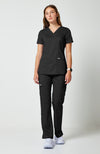 Cherokee Womens' WW Revolution Mock Wrap Top