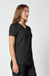 Cherokee Womens' WW Revolution Mock Wrap Top