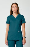 Cherokee Womens' WW Revolution Mock Wrap Top