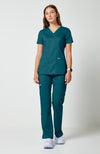 Cherokee Womens' WW Revolution Mock Wrap Top