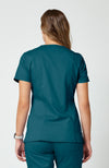 Cherokee Womens' WW Revolution Mock Wrap Top