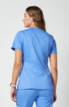 Cherokee Womens' WW Revolution Mock Wrap Top