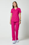 Cherokee Womens' WW Revolution Mock Wrap Top