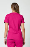 Cherokee Womens' WW Revolution Mock Wrap Top