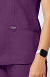 Cherokee Womens' WW Revolution Mock Wrap Top
