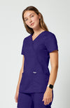 Cherokee Womens' WW Revolution Mock Wrap Top
