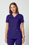 Cherokee Womens' WW Revolution Mock Wrap Top