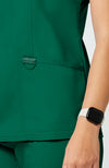 Cherokee Womens' WW Revolution Mock Wrap Top