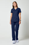 Cherokee Womens' WW Revolution Mock Wrap Top