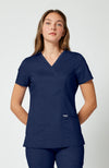 Cherokee Womens' WW Revolution Mock Wrap Top