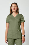 Cherokee Womens' WW Revolution Mock Wrap Top